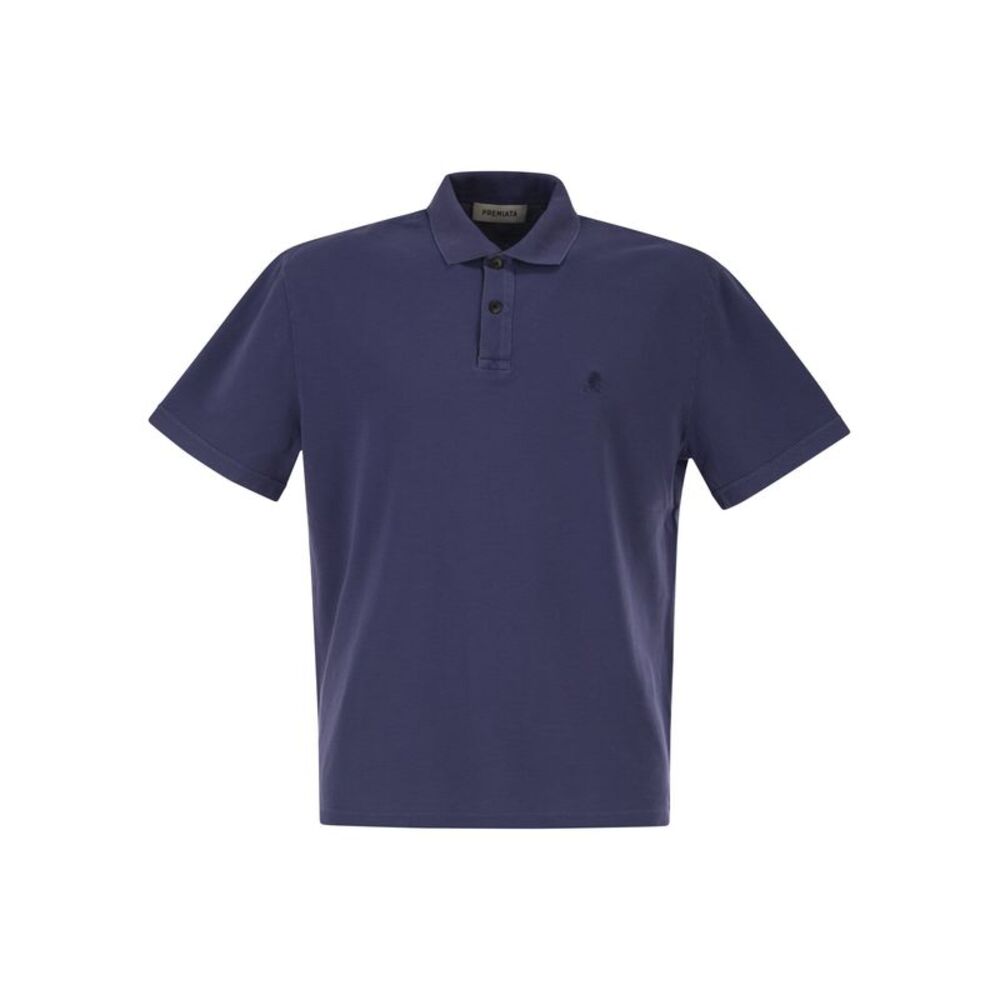 Premiata Men Polo Shirt With A Logo On The Chest